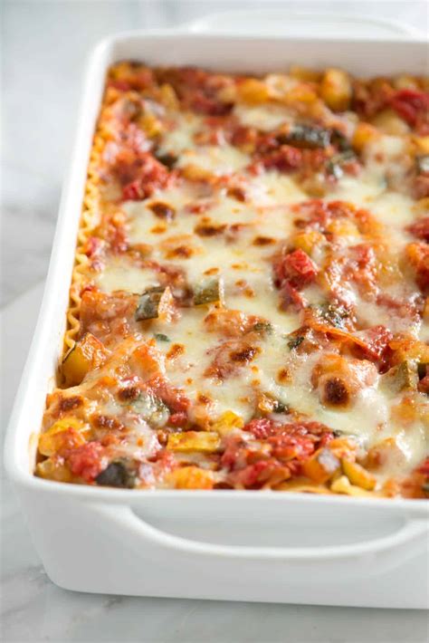 Vegetarian Lasagna Recipe — Dishmaps