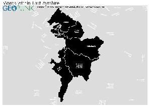 Map and Details for East Ayrshire Council Local Authority