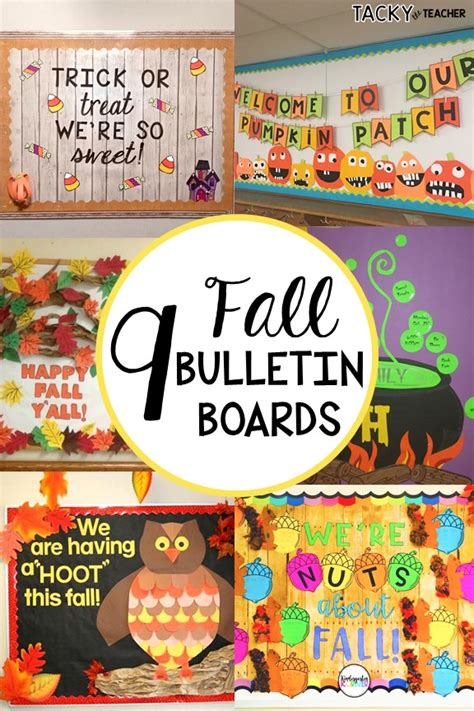 9 Fall Bulletin Board Ideas for the Classroom — Tacky the Teacher