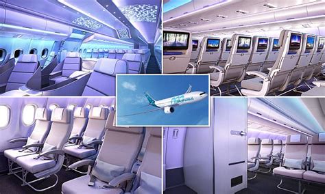 Airbus unveils cabin interior for A330neo planes | Daily Mail Online