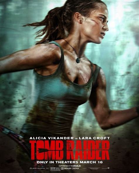 New Tomb Raider Reboot Posters Reveal Alicia Vikander as a Battle-Ready ...