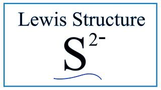 S Lewis Dot Structure