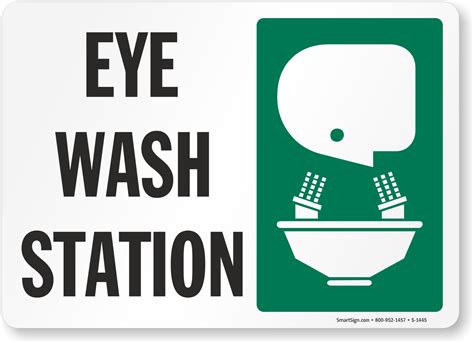 Emergency Eye Wash Signs - Shower Station Labels