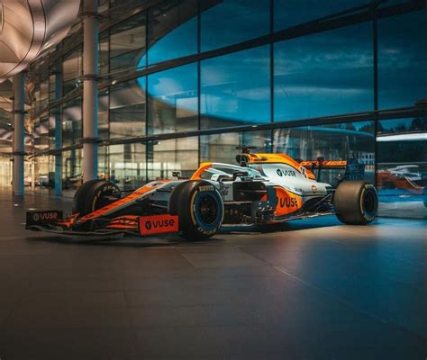 The beautiful Mclaren Gulf livery 2021 at the Mclaren Technology Centre ...