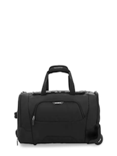 Buy Samsonite Unisex ALBI II Polyester Black 55 Cms Small Duffel Bag ...