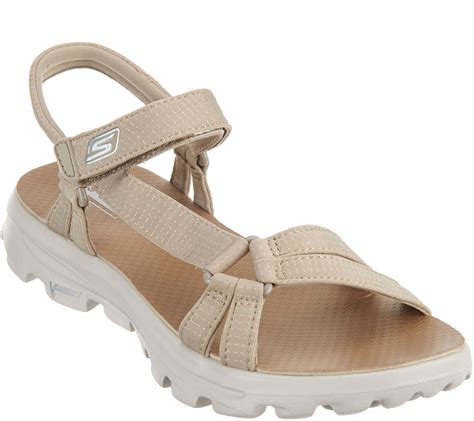 Skechers GO Walk Move Quarter Strap Sandals - Riverwalk - Page 1 — QVC.com