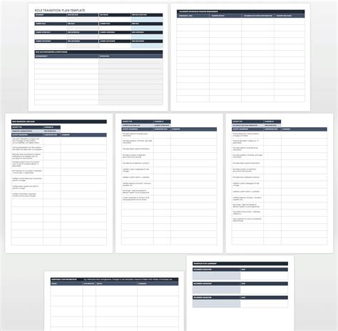 Business Process Transition Plan Template – PARAHYENA