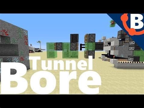 Fully Automatic Tunnel Bore / Auto Miner [Redstone 1.11.2] : r/redstone