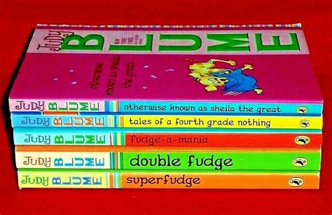 FUDGE! Judy Blume Chapter Books Series Lot 5 Complete Matching Set ...