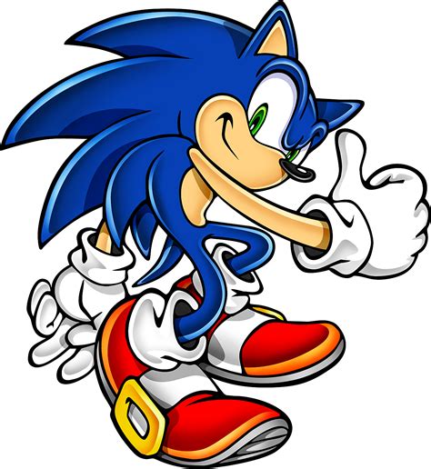 Sonic Art Adventure Artwork The Cartoon Hedgehog Transparent HQ PNG ...