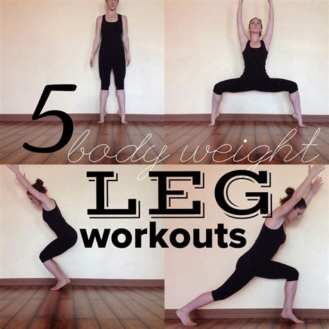 The Baking Yogi: Leg Day; My 5 Favorite Body Weight Leg Workouts