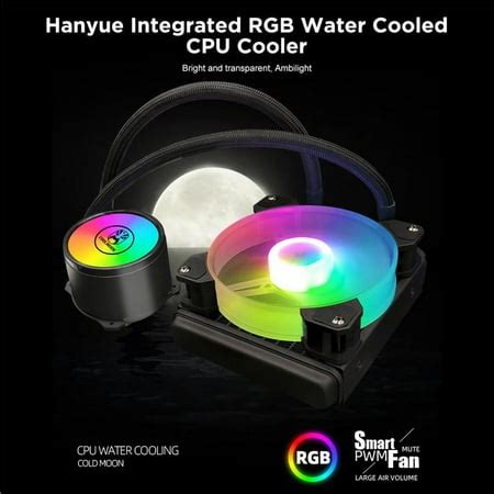 COOLMOON RGB All-in-One Liquid CPU Cooler Radiator Water Cooling rgb ...