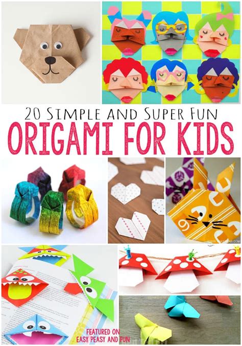 20+ Cute and Easy Origami for Kids - Easy Peasy and Fun