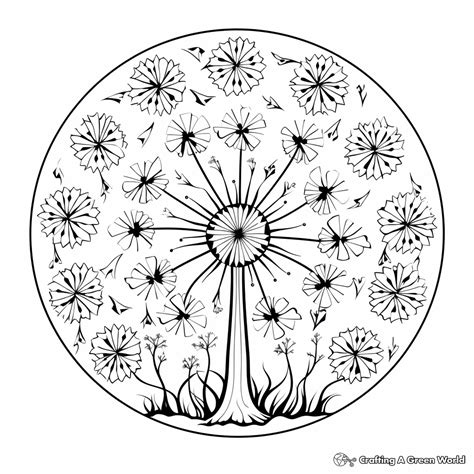 Dandelion Coloring Pages - Free & Printable!