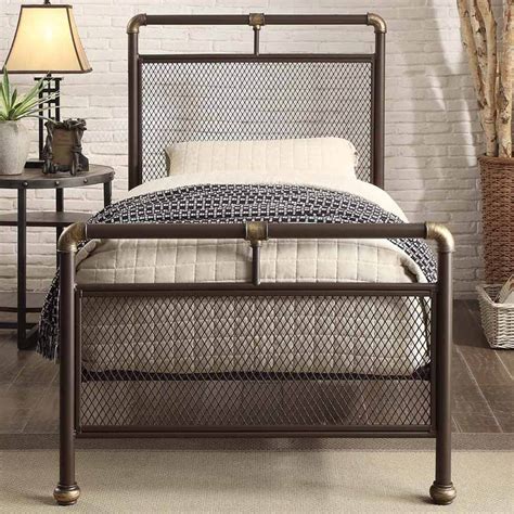 Cambridge Industrial Style Metal Bed Frame