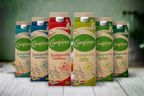 Campina Bio - milk & yoghurt on Behance