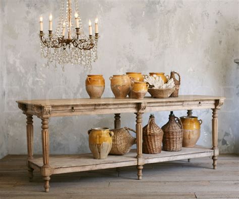 French Country Console Table - Foter