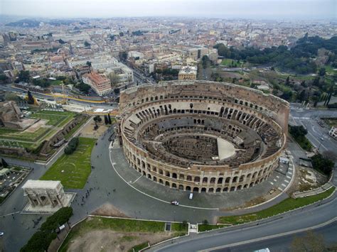 Colosseum Aerial Views - Colosseum Rome Tickets