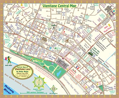 Vientiane Central Map