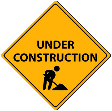 Triangle Under Construction Sign PNG Clipart - Best WEB Clipart