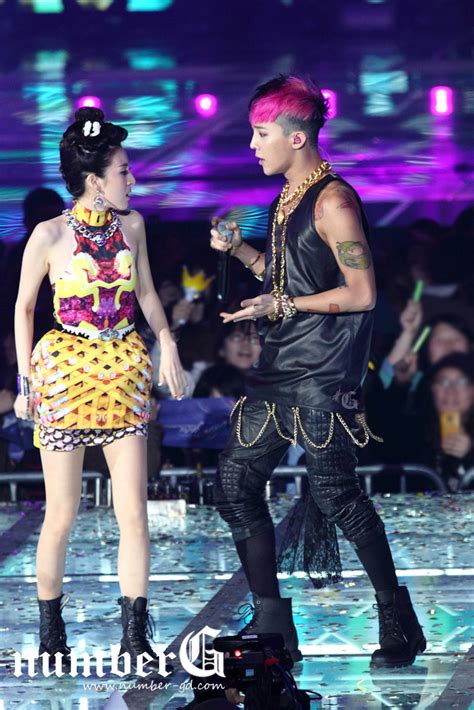 HD Photos: 121229 Beautiful Dara and G-Dragon at SBS Gayo Daejun