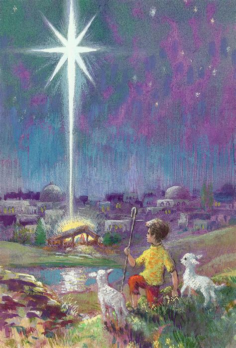 Star Of Bethlehem Painting at PaintingValley.com | Explore collection ...