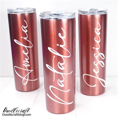 How to Make Tumblers with Cricut Maker