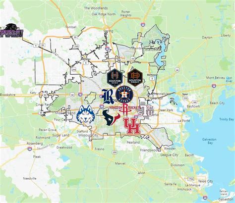 Sports Teams in Houston - Sport League Maps