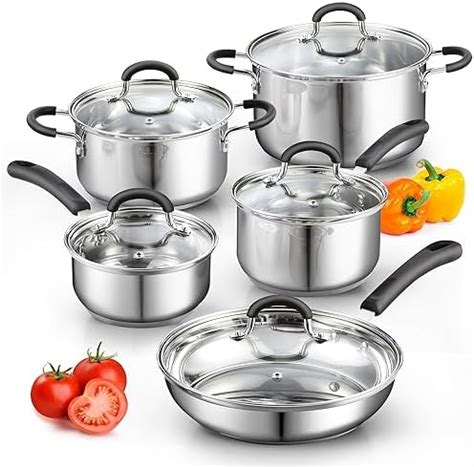 Amazon.com: WearEver A834S9 Cook and Strain Stainless Steel Cookware ...