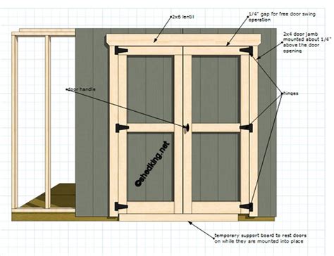 Double Shed Doors