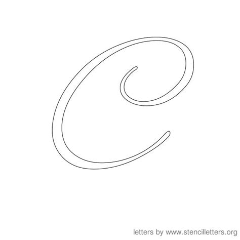 Stencil Letters Cursive | Stencil Letters Org