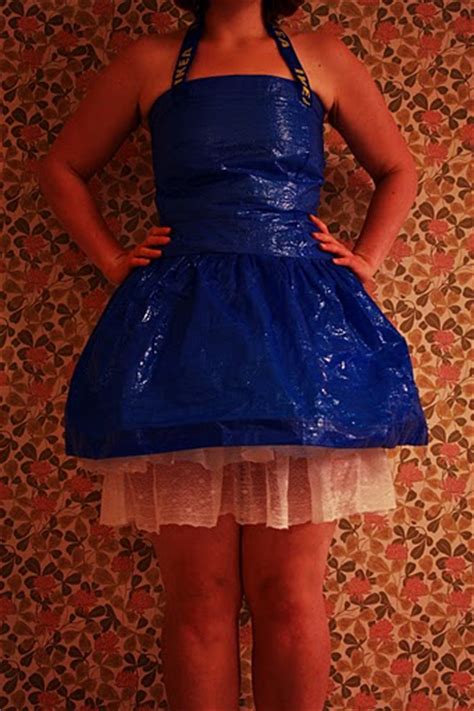 IKEA blue bag dress - IKEA Hackers