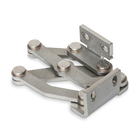 GN 7237 Stainless Steel Multiple-Joint Hinges, Concealed, with Opening ...