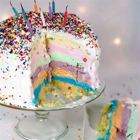 Birthday Ice Cream Cake Recipe | Video | POPSUGAR Food