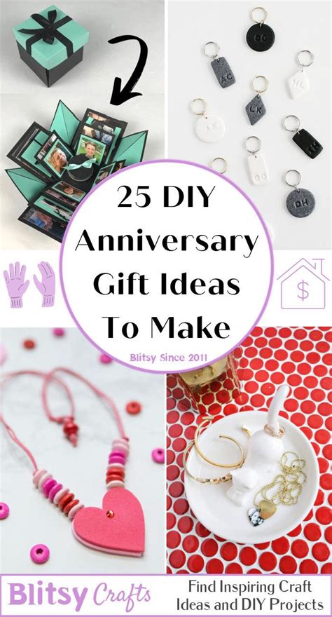 25 Homemade DIY Anniversary Gifts for Him and Her - Blitsy