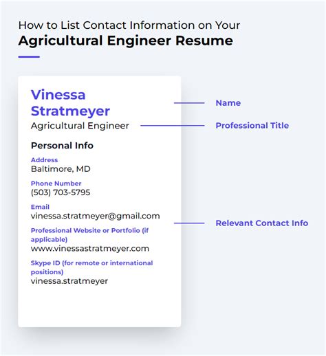 Agricultural Engineer Resume Examples and Templates