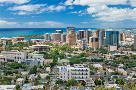 Downtown Honolulu - A Historic City Center with Towering Skyscrapers ...