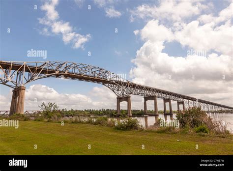 The Calcasieu River Bridge in Westlake, USA Stock Photo - Alamy