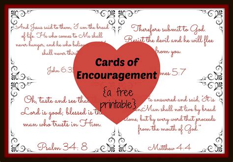 Free Printable Words Of Encouragement Cards