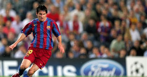 Lionel Messi Barcelona Debut