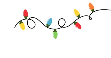 String Of Christmas Lights Clipart Images | Free Download | PNG ...