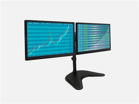 Mount-It! Full Motion Dual Monitor Desk Stand