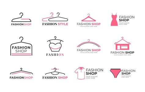 Fashion Store Logo Collection 1407956 Vector Art at Vecteezy