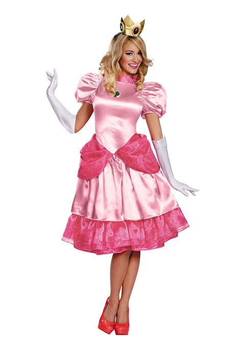 Princess Peach Deluxe Adult Costume