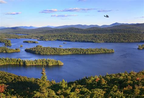 Floatplane over Blue Mountain Lake : : Wildernesscapes Photography LLC ...