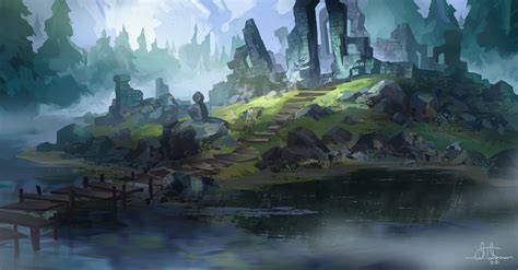 Ancient Ruins. : r/conceptart