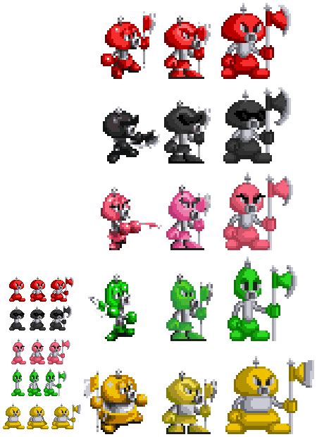 Axem Rangers Sprites V2 by akumath on DeviantArt