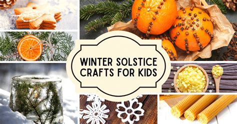 Winter Solstice Craft Projects for December Kids Activities