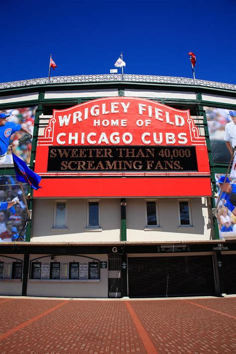 Chicago Cubs - Wrigley Field Photograph by Frank Romeo