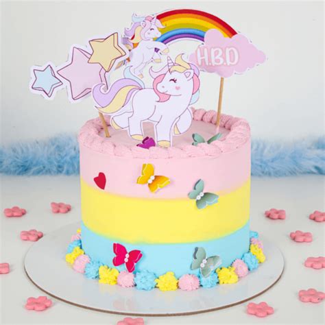 Magical Delight: Unicorn Rainbow Cake for Enchanting Fun